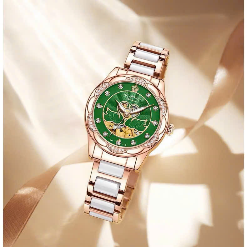 M7 - Đồng Hồ Cơ Tự Động Nam Mg.orkina MG129 Cao Cấp Chống Nước Độ Sâu 30M mẫu mới nhất